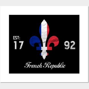 French Republic - Established 1792 - Colour Posters and Art